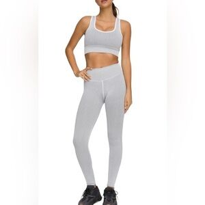 NWT Good American ‘The Seamless Ribbed Legging,’ Texturized, White001, XL/XXL